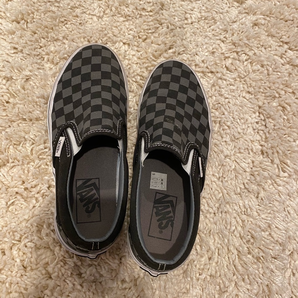 Good as New Checkered Vans!